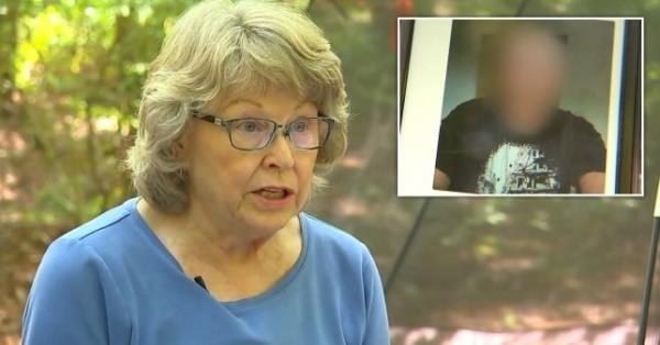 Jennifer Dennis (left) met the con artist (right) on Facebook and wired him more than $70,000