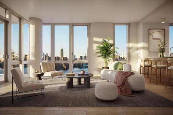 The luxury 60 Wharf Drive just began leasing 554 luxury apartments.