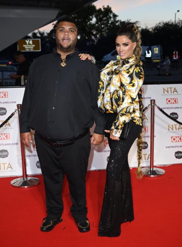 LONDON, ENGLAND - SEPTEMBER 09: Harvey Price and Katie Price attend the Natio<em></em>nal Television Awards 2021 at The O2 Arena on September 09, 2021 in London, England. (Photo by Karwai Tang/WireImage)