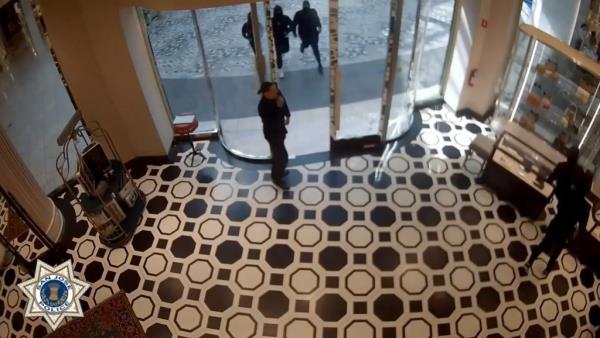 The suspects who were not caught fled prior to additio<em></em>nal officers responding. 