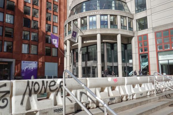 The campus' Community Affairs tried to intervene before the NYPD were called. 