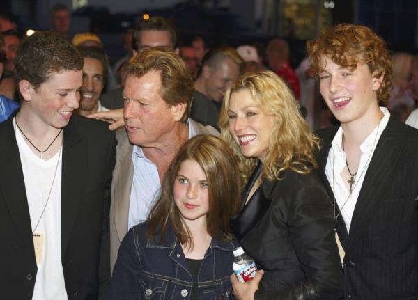 Actor Ryan O'Neal, his daughter, actress Tatum O'Nea