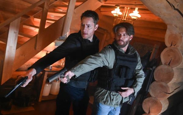 Justin Hartley as Colter Shaw and Jensen Ackles as Russell Shaw in 