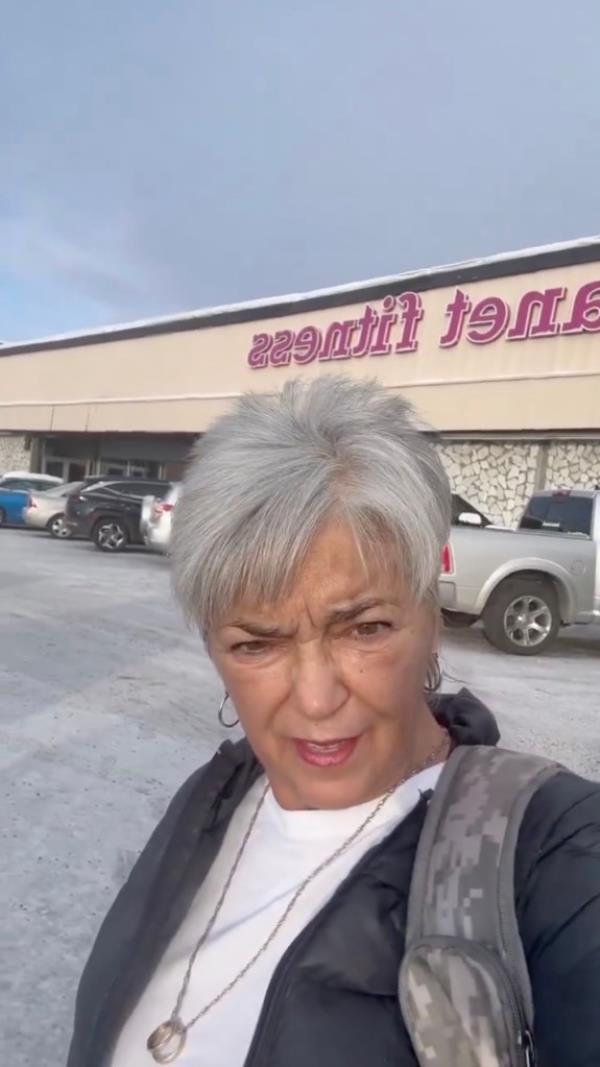 Patricia Silva during her update on Planet Fitness.