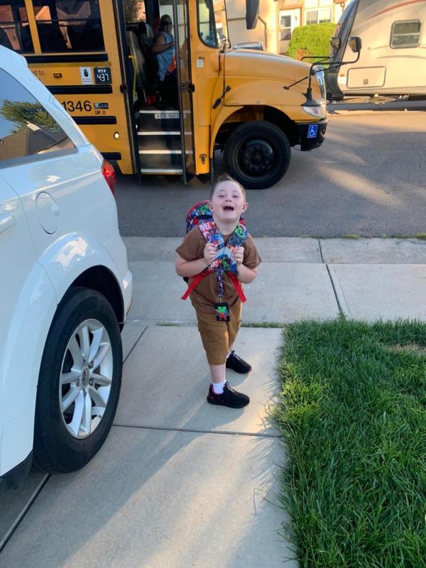 A photo of Grayson shared by the family on a fundraising page.