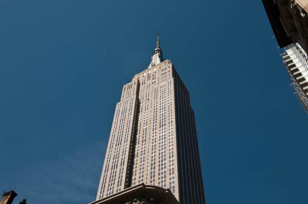 The Empire State building. 