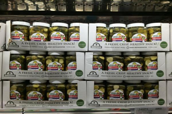 Grillo's says Patriot pickle (pictured) was making false claims a<em></em>bout its pickles that allowed Patriots’ Wahlberg-brand pickles to compete with their bread and butter pickles.