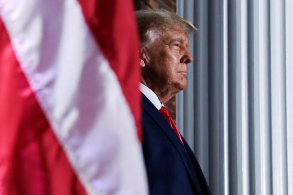 Former President Do<em></em>nald Trump attends an event after his arraignment at Trump Natio<em></em>nal Golf Club in Bedminster, New Jersey, on June 13, 2023.