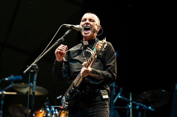 Sinéad O'Co<em></em>nnor performing live on stage at Villa Arco<em></em>nati in Bollate, Italy on July 2nd, 2013.