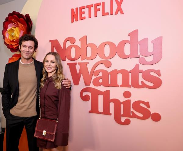 Adam Brody and Kristen Bell attend Netflix's 