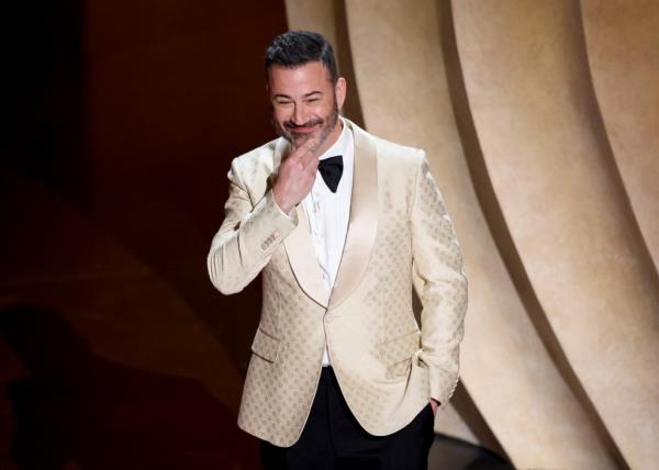 Jimmy Kimmel hosting the 2024 Oscars