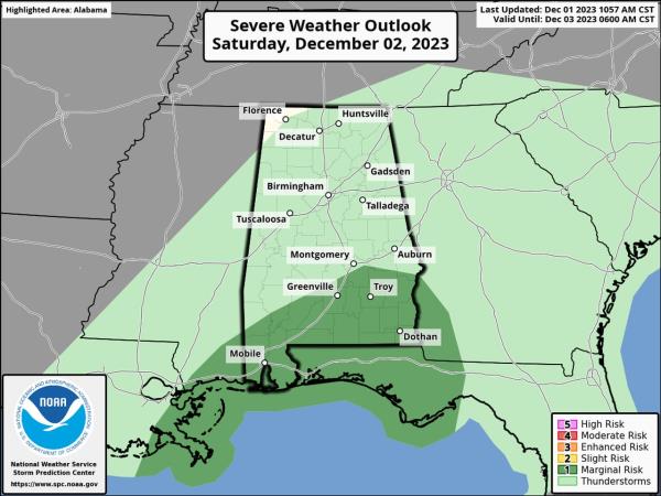 Saturday severe outlook