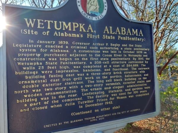 Alabama's First Prison