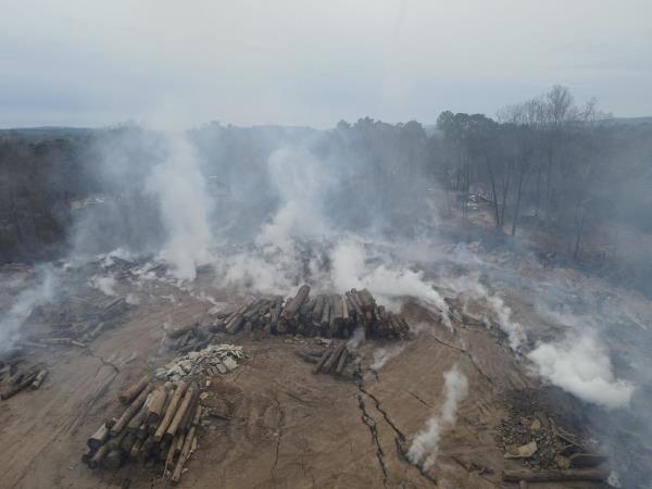 Birmingham landfill fire