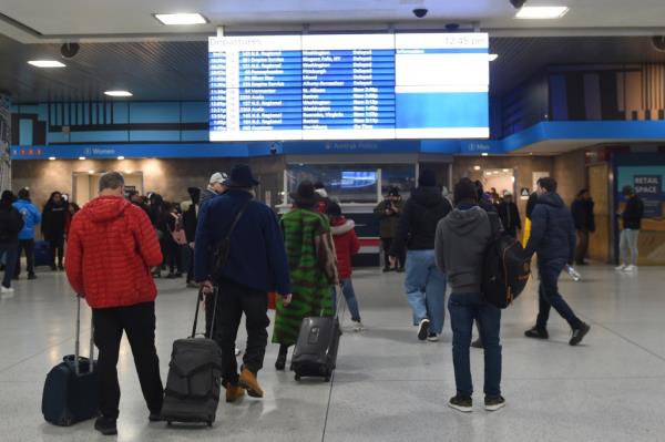 Amtrak service at Penn Station in Manhattan was delayed for several hours due to 