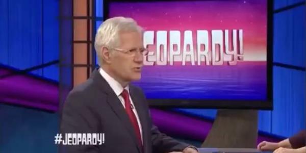 Host Alex Trebek branded his co<em></em>ntestant a 'loser'. Credit: Sony Pictures Television